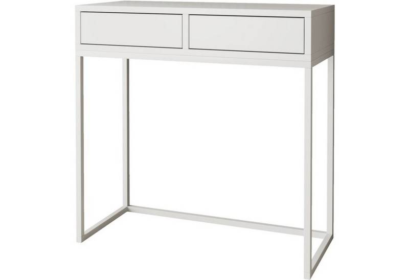 Beautysofa Konsolentisch LANGO (Breite: 80cm oder 100cm, viele Farbvarianten), auf Metallbeinen von Beautysofa