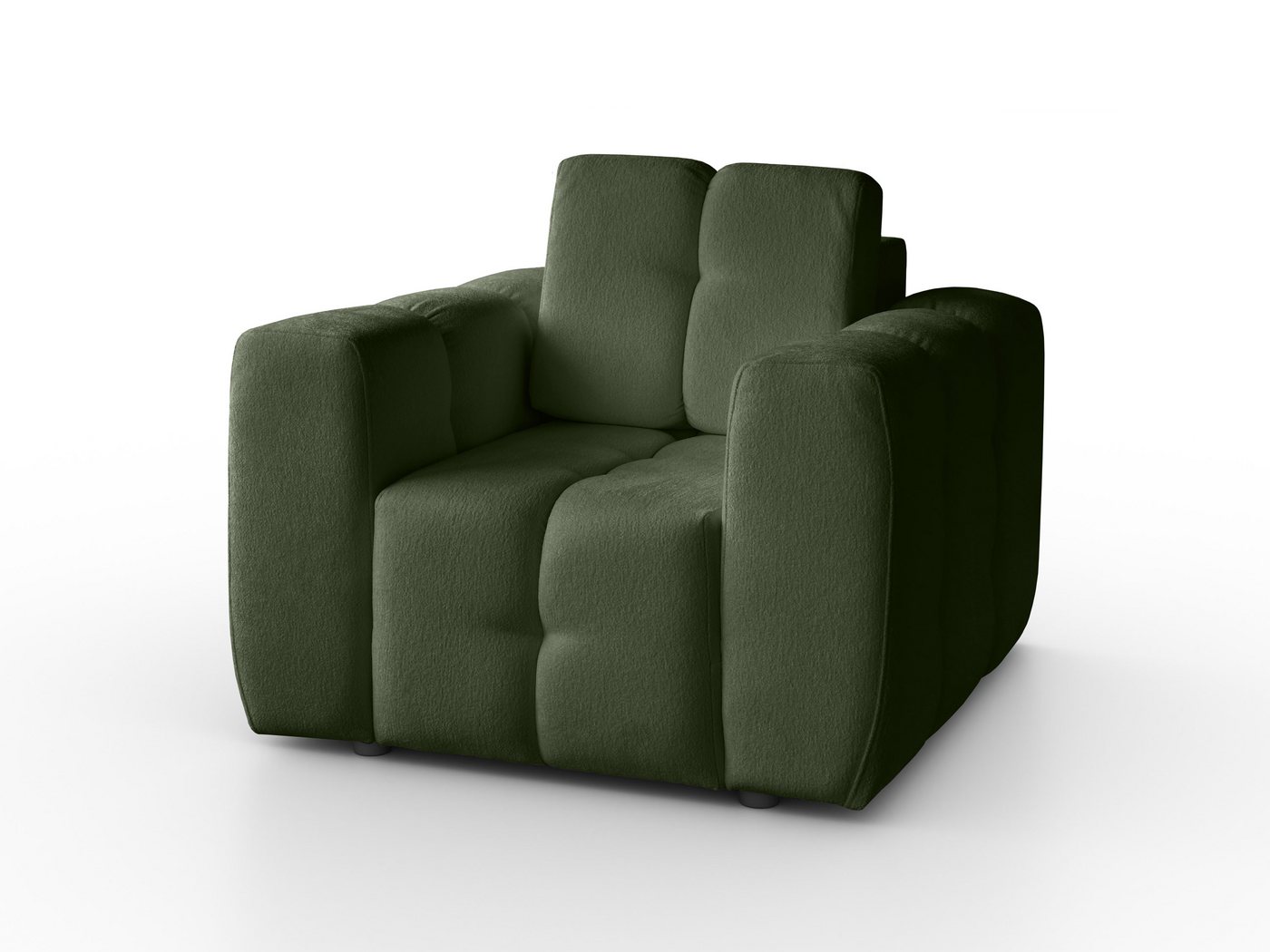 Beautysofa Loungesessel Großer geräumiger bequemer moderner Wohnzimmer-Sessel BONA (B:108/H:90/T:100cm) von Beautysofa