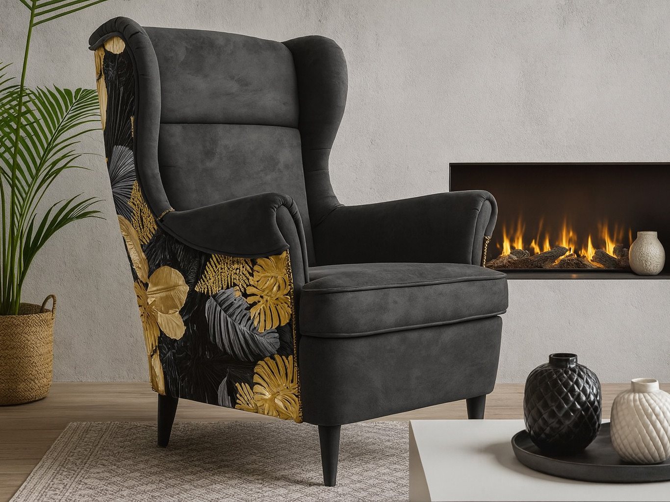 Beautysofa Ohrensessel Havana im skandinavischen Stil (hoher Rückenlehne & modernem Design), 4 trendige Farben zur Auswahl von Beautysofa