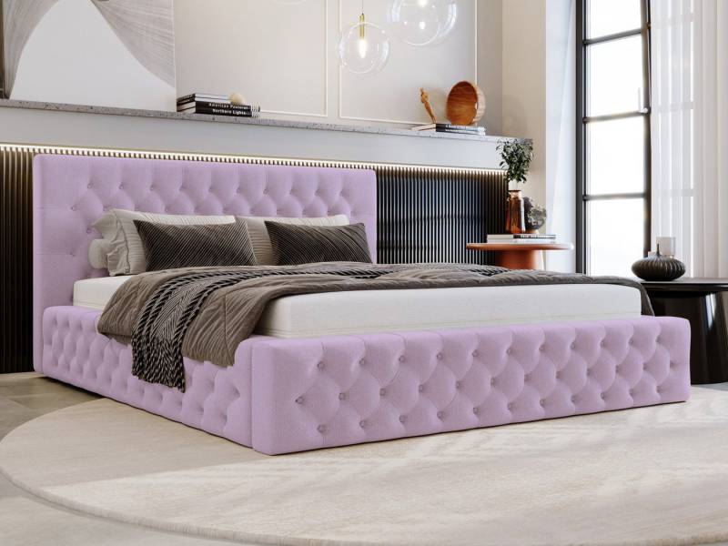 Beautysofa Polsterbett BALI (3 Größen zur Auswahl: 140/160/180 x 200 cm), mit Bettkasten von Beautysofa