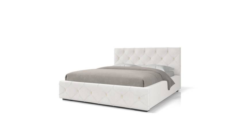 Beautysofa Polsterbett MALTA (3 Größen zur Auswahl: 140/160/180 x 200 cm), mit Bettkasten von Beautysofa