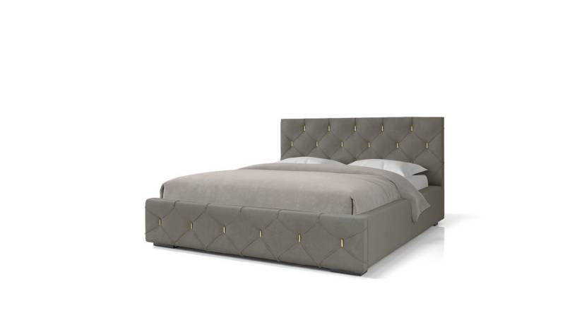 Beautysofa Polsterbett MALTA (3 Größen zur Auswahl: 140/160/180 x 200 cm), mit Bettkasten von Beautysofa