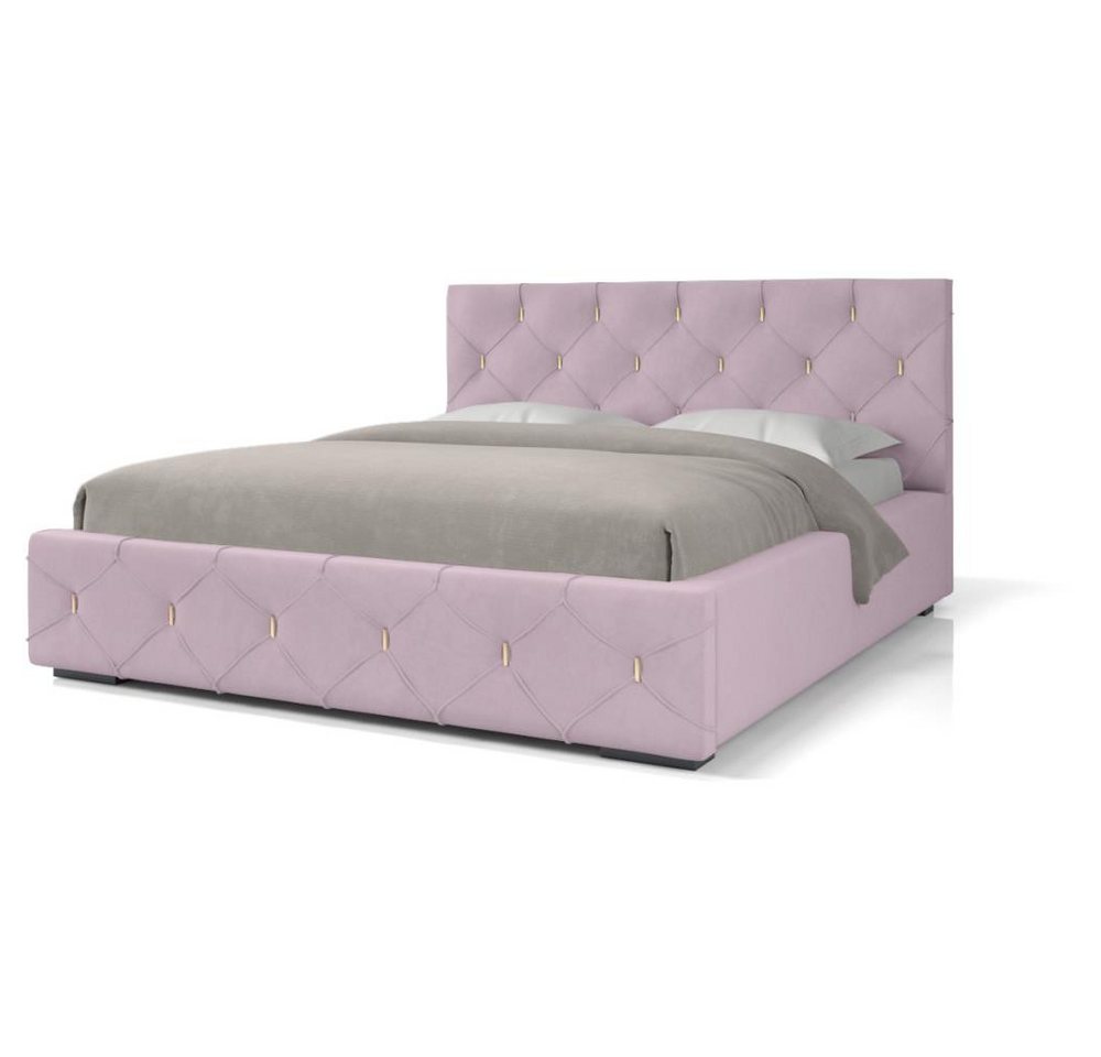 Beautysofa Polsterbett MALTA (3 Größen zur Auswahl: 140/160/180 x 200 cm), mit Bettkasten von Beautysofa