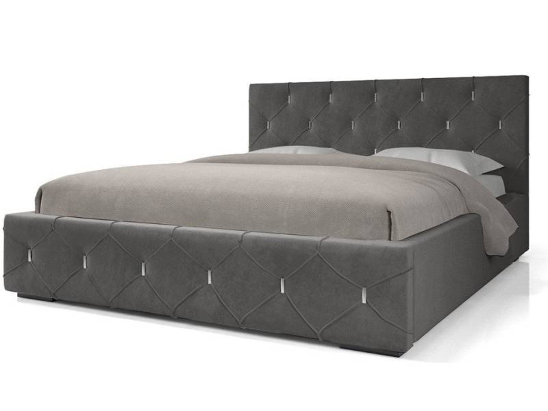 Beautysofa Polsterbett MALTA (3 Größen zur Auswahl: 140/160/180 x 200 cm), mit Bettkasten von Beautysofa