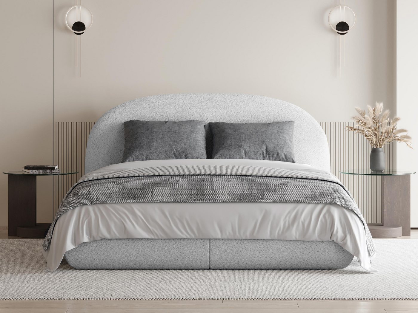 Beautysofa Polsterbett mit Bettkasten und Rahmen MOTTI, 140, 160 oder 180cm, mit oder ohne Matratze von Beautysofa