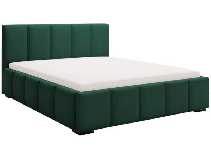 Beautysofa Polsterbett ROSADO (3 Größen zur Auswahl: 140/160/180 x 200 cm, großer Bettzeugbehälter), mit Bettkasten von Beautysofa