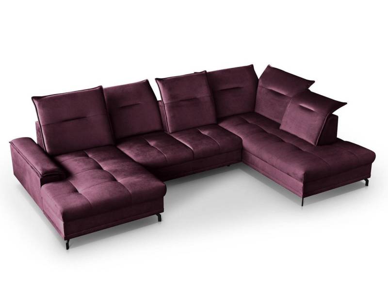 Beautysofa Polsterecke Bruno U, U-Form Polsterecke XXL, Sitztiefenverstellung, verstellbaren Kopfstützen Beautysofa Polsterecke Bruno U, U-Form Polsterecke XXL, Sitztiefenverstellung, verstellbaren Kopfstützen von Beautysofa