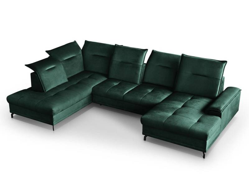 Beautysofa Polsterecke Bruno U, U-Form Polsterecke XXL, Sitztiefenverstellung, verstellbaren Kopfstützen Beautysofa Polsterecke Bruno U, U-Form Polsterecke XXL, Sitztiefenverstellung, verstellbaren Kopfstützen von Beautysofa