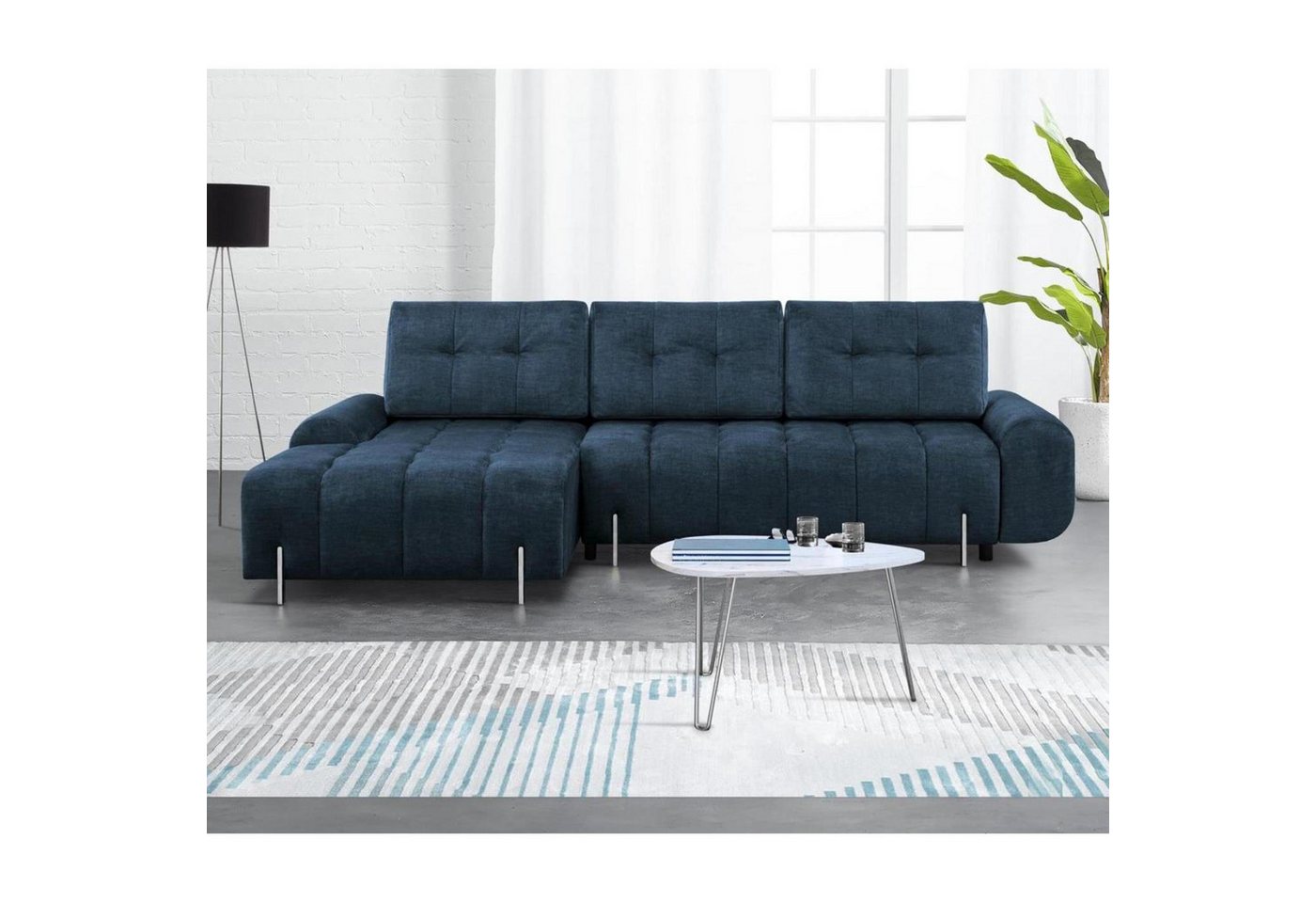 Beautysofa Polsterecke Carry, links oder rechts, L-From Ecksofa, Couch mit Bettkasten + Schlaffunktion, für Wohnzimmer von Beautysofa