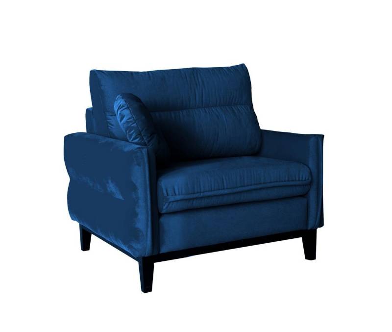 Beautysofa Relaxsessel Belweder (Wohnzimmersessel aus Velours, 94 x 95 x 94 (B x H x T), Velourstoff), Polstersessel im skandinavischen Stil von Beautysofa