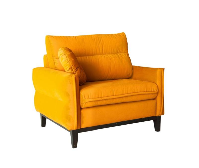 Beautysofa Relaxsessel Belweder (Wohnzimmersessel aus Velours, 94 x 95 x 94 (B x H x T), Velourstoff), Polstersessel im skandinavischen Stil von Beautysofa