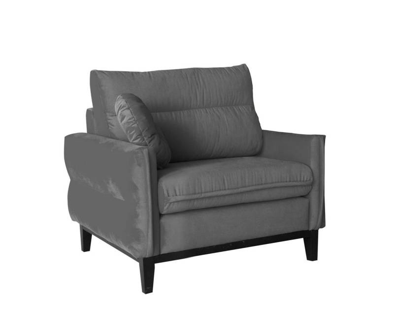 Beautysofa Relaxsessel Belweder (Wohnzimmersessel aus Velours, 94 x 95 x 94 (B x H x T), Velourstoff), Polstersessel im skandinavischen Stil von Beautysofa