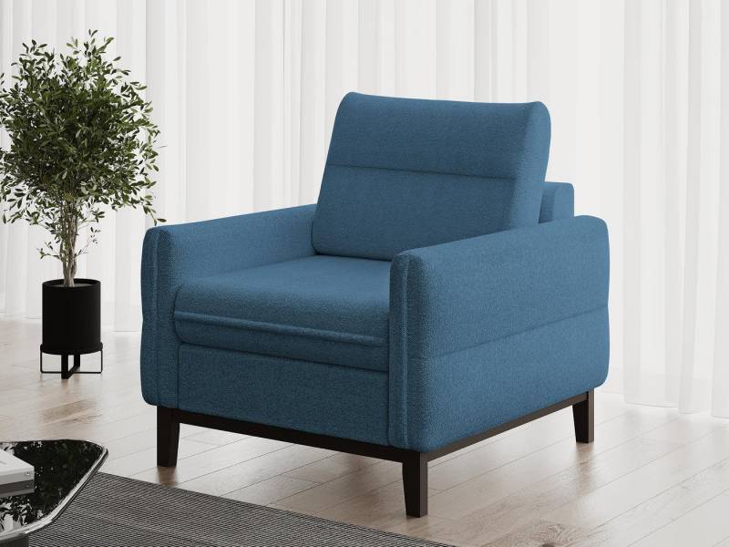 Beautysofa Relaxsessel Belweder (Wohnzimmersessel aus Velours, 94 x 95 x 94 (B x H x T), Velourstoff), Polstersessel im skandinavischen Stil von Beautysofa