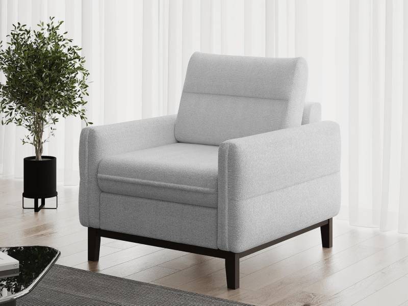 Beautysofa Relaxsessel Belweder (Wohnzimmersessel aus Velours, 94 x 95 x 94 (B x H x T), Velourstoff), Polstersessel im skandinavischen Stil von Beautysofa