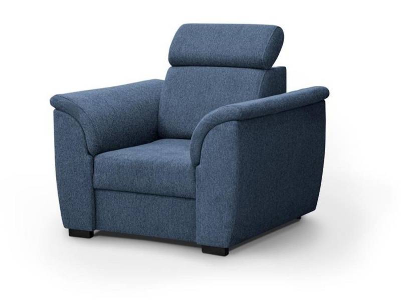 Beautysofa Relaxsessel Madera (modern Lounge Polstersessel mit Wellenfedern), stilvoll Sessel mit verstellbare Kopfstütze von Beautysofa