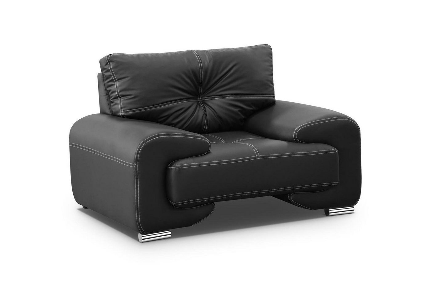 Beautysofa Relaxsessel Relaxsessel Omega Kunstleder Sessel Modern Wohnzimmersesel von Beautysofa