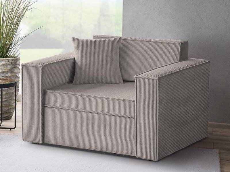 Beautysofa Schlafsofa Dave, mit Relaxfunktion, Bettkasten, modernes Einzelsofa aus Cordstoff von Beautysofa