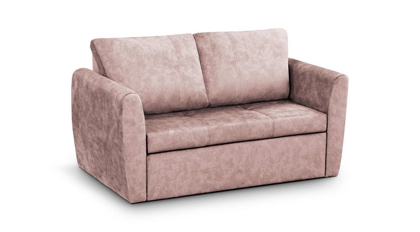 Beautysofa Schlafsofa Kamel II, Modern Sofa Couch, Bettkasten, 2-Sitzer Sofa, Schlaffunktion von Beautysofa