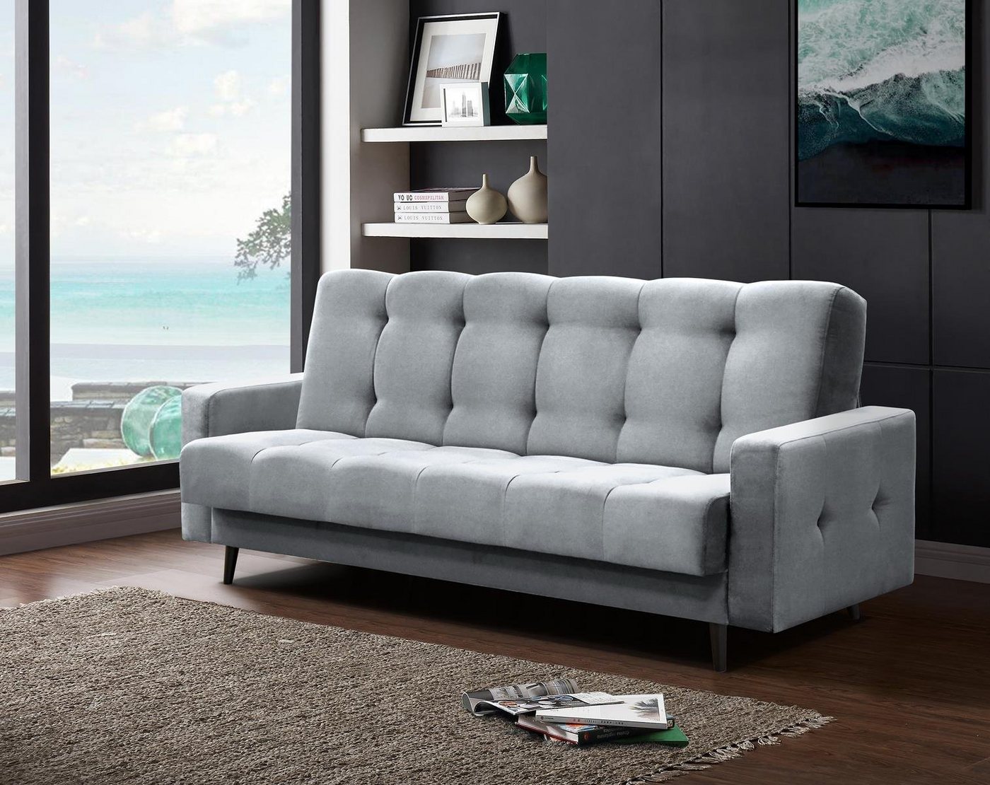 Beautysofa Schlafsofa Nancy BIS mit Schlaffunktion und Bettkasten Beautysofa Schlafsofa Nancy BIS mit Schlaffunktion und Bettkasten von Beautysofa
