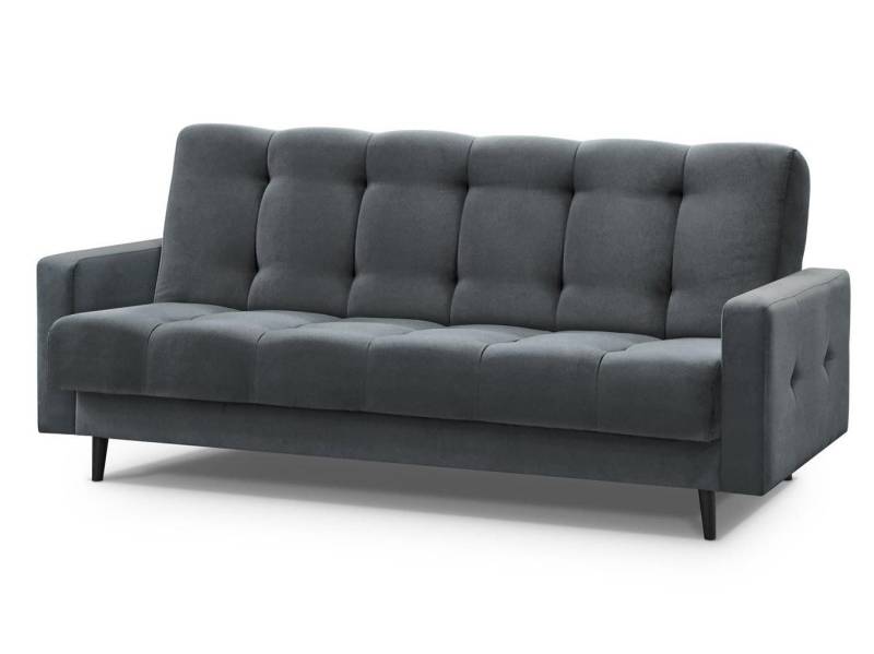 Beautysofa Schlafsofa Nancy BIS mit Schlaffunktion und Bettkasten von Beautysofa