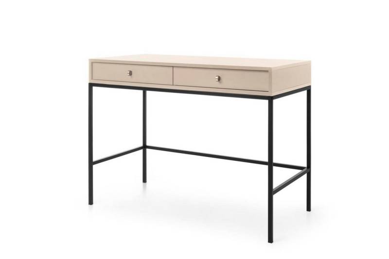 Beautysofa Schminktisch Monica, im modernes Design mit zwei Schubladen für Schlafzimmer von Beautysofa