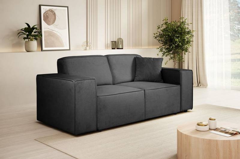 Beautysofa Sofa PEDRO II, 2-Sitzer, ohne Schlaffunktion, viele Farbvarianten (VELO-Stoff) von Beautysofa