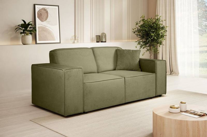 Beautysofa Sofa PEDRO II, 2-Sitzer, ohne Schlaffunktion, viele Farbvarianten (VELO-Stoff) von Beautysofa