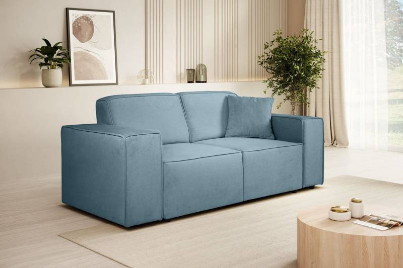 Beautysofa Sofa PEDRO II, 2-Sitzer, ohne Schlaffunktion, viele Farbvarianten (VELO-Stoff) von Beautysofa