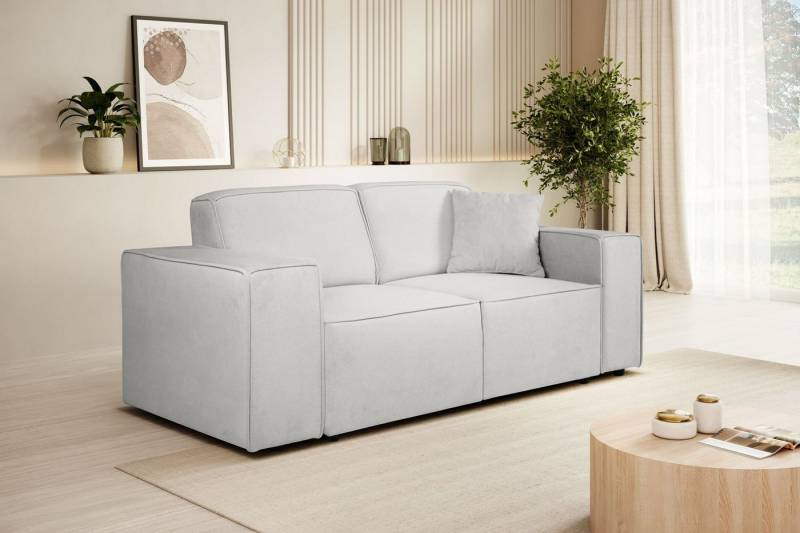 Beautysofa Sofa PEDRO II, 2-Sitzer, ohne Schlaffunktion, viele Farbvarianten (VELO-Stoff) von Beautysofa