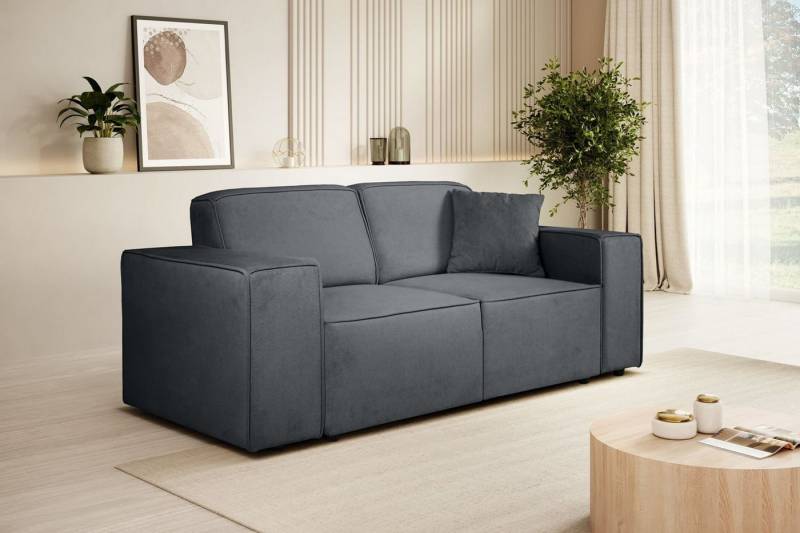 Beautysofa Sofa PEDRO II, 2-Sitzer, ohne Schlaffunktion, viele Farbvarianten (VELO-Stoff) von Beautysofa