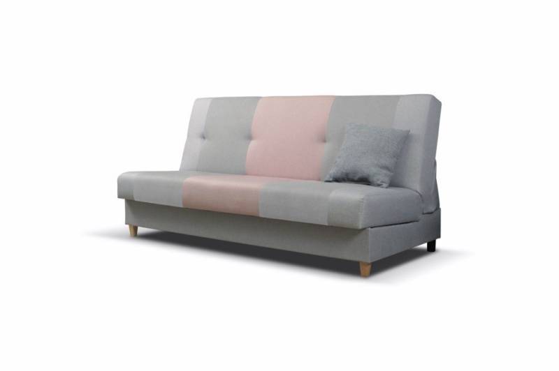 Beautysofa Sofa Schlafsofa mit Bettkasten, mit Wellenfedern TWISTER für Wohnzimmer von Beautysofa