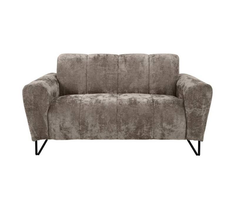 Beautysofa Sofa mit Metallbeine in schwarzer VOLARE, 2-Sitzer, viele Farbvarianten, ohne Schlaffunktion von Beautysofa