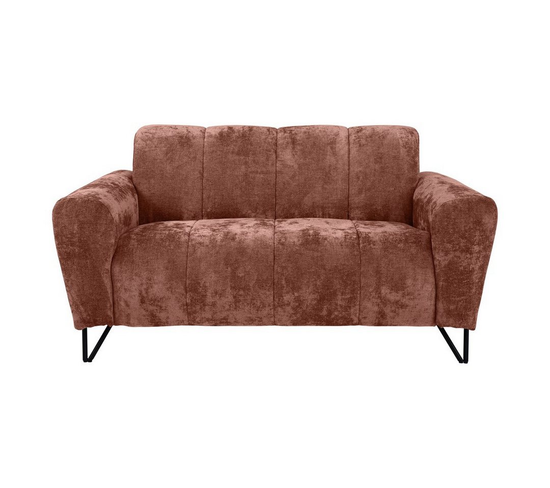 Beautysofa Sofa mit Metallbeine in schwarzer VOLARE, 2-Sitzer, viele Farbvarianten, ohne Schlaffunktion von Beautysofa