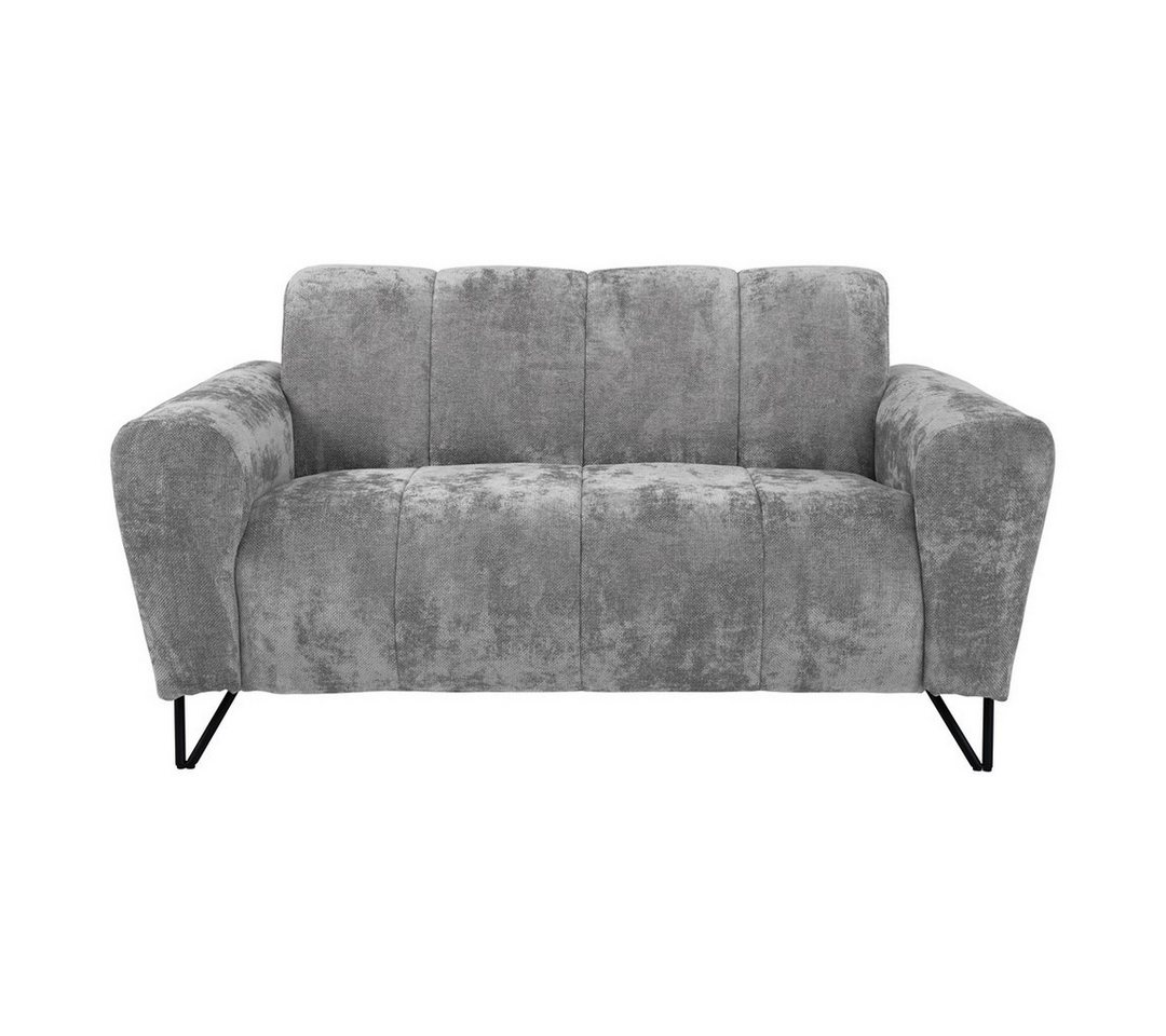 Beautysofa Sofa mit Metallbeine in schwarzer VOLARE, 2-Sitzer, viele Farbvarianten, ohne Schlaffunktion von Beautysofa