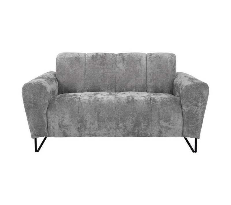 Beautysofa Sofa mit Metallbeine in schwarzer VOLARE, 2-Sitzer, viele Farbvarianten, ohne Schlaffunktion von Beautysofa