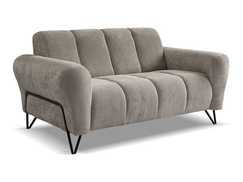 Beautysofa Sofa mit Metallbeine in schwarzer VOLARE, 2-Sitzer, viele Farbvarianten, ohne Schlaffunktion Beautysofa Sofa mit Metallbeine in schwarzer VOLARE, 2-Sitzer, viele Farbvarianten, ohne Schlaffunktion von Beautysofa