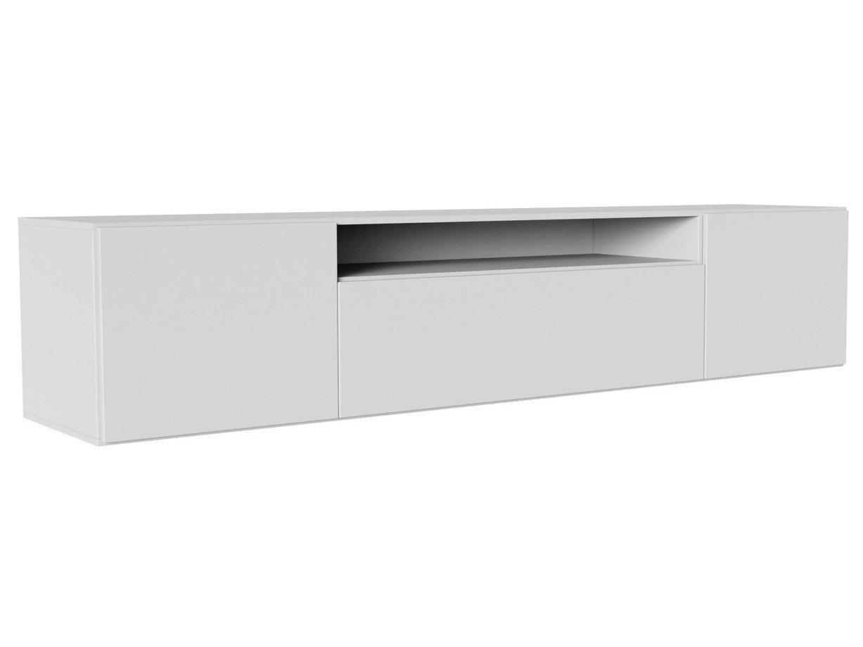 Beautysofa TV-Schrank Lio (MDF Fronten, dreitürig Wandschrank) mit Scharniertüren von Beautysofa