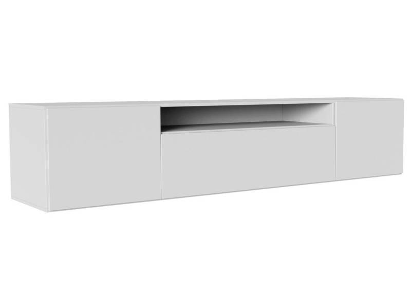 Beautysofa TV-Schrank Lio (MDF Fronten, dreitürig Wandschrank) mit Scharniertüren von Beautysofa