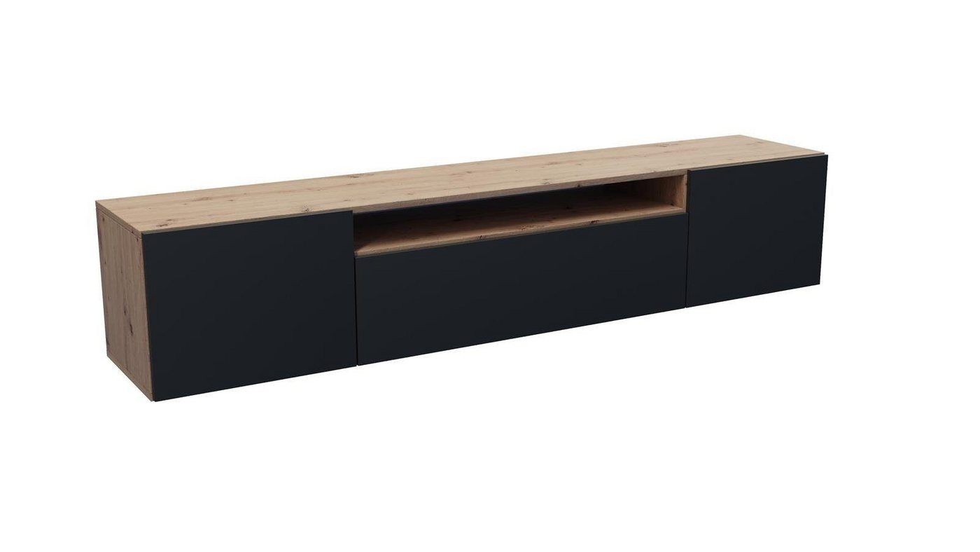 Beautysofa TV-Schrank Lio (MDF Fronten, dreitürig Wandschrank) mit Scharniertüren Beautysofa TV-Schrank Lio (MDF Fronten, dreitürig Wandschrank) mit Scharniertüren von Beautysofa