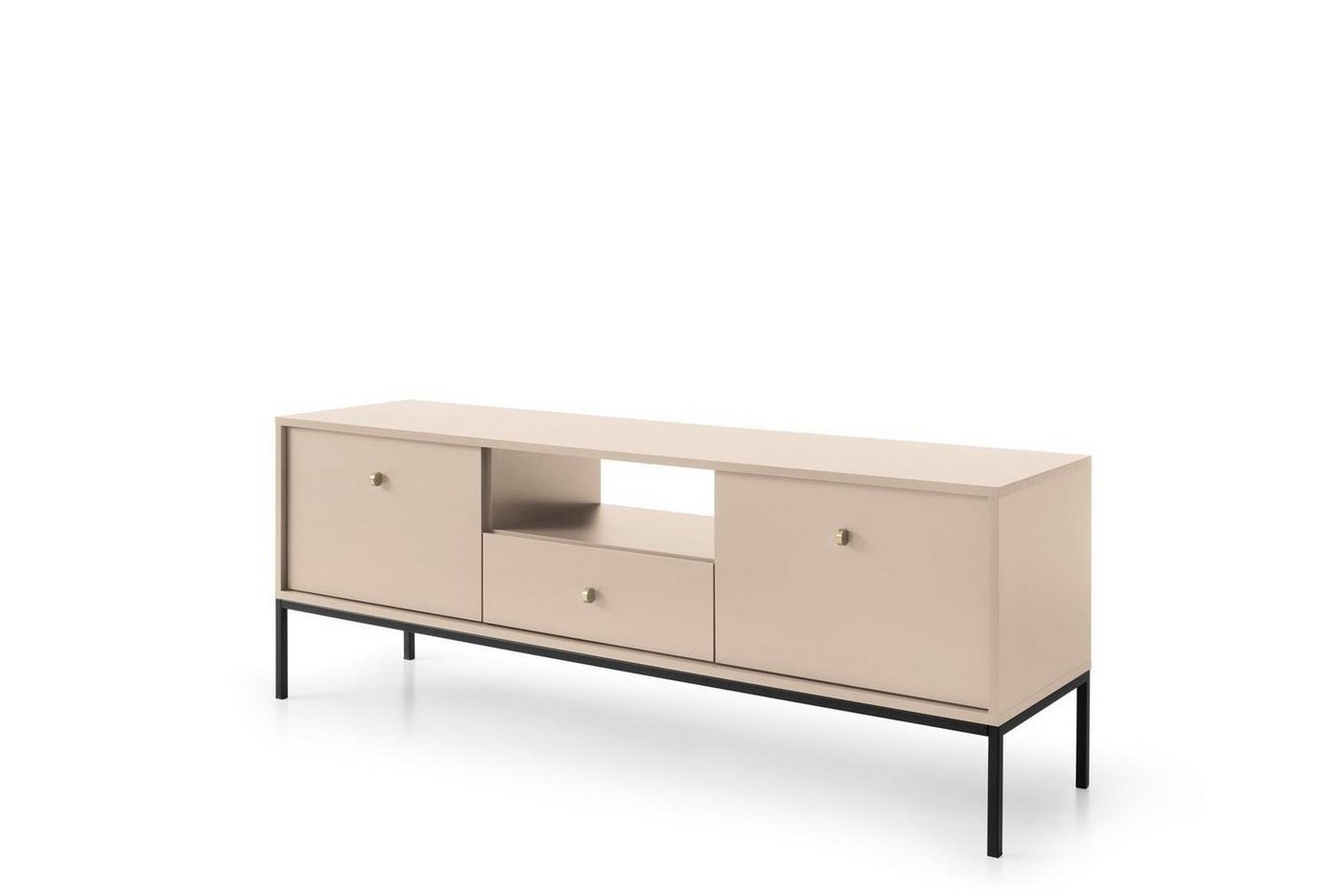 Beautysofa TV-Schrank Monica (TV-Regal mit Schublade für Wohnzimmer) zweitürig RTV-Schrank im modernes Stil von Beautysofa