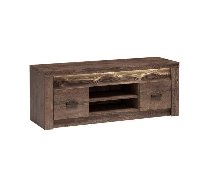 Beautysofa TV-Schrank POLIS I-9 TV-Lowboard mit LED Metallgriffen mit Stauraum & Soft-Close Türen von Beautysofa