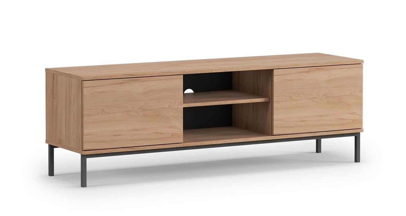 Beautysofa TV-Schrank Querty (inklusive lose Einlegebode,für Wohnzimmer) breite 150 cm, mit 2x Scharniertüren von Beautysofa