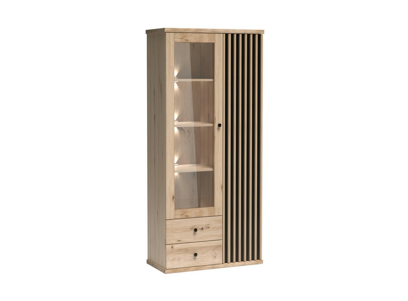 Beautysofa Vitrine Hohe CAYA C-2, mit Silent-Close-Funktion und Glasfront erhältlich mit oder ohne Metallbeine und 3-Punkt-LED-Beleuchtung Beautysofa Vitrine Hohe CAYA C-2, mit Silent-Close-Funktion und Glasfront erhältlich mit oder ohne Metallbeine und 3-Punkt-LED-Beleuchtung von Beautysofa