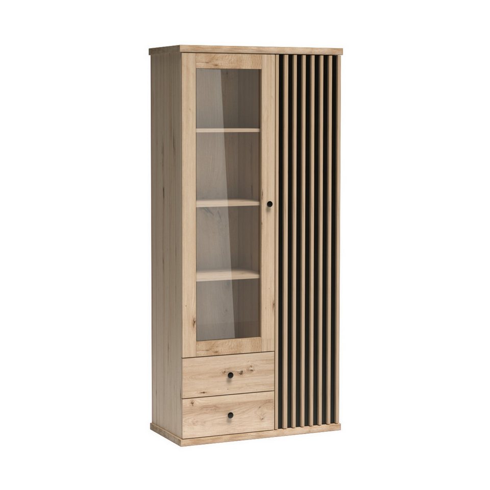 Beautysofa Vitrine Hohe CAYA C-2, mit Silent-Close-Funktion und Glasfront erhältlich mit oder ohne Metallbeine und 3-Punkt-LED-Beleuchtung Beautysofa Vitrine Hohe CAYA C-2, mit Silent-Close-Funktion und Glasfront erhältlich mit oder ohne Metallbeine und 3-Punkt-LED-Beleuchtung von Beautysofa