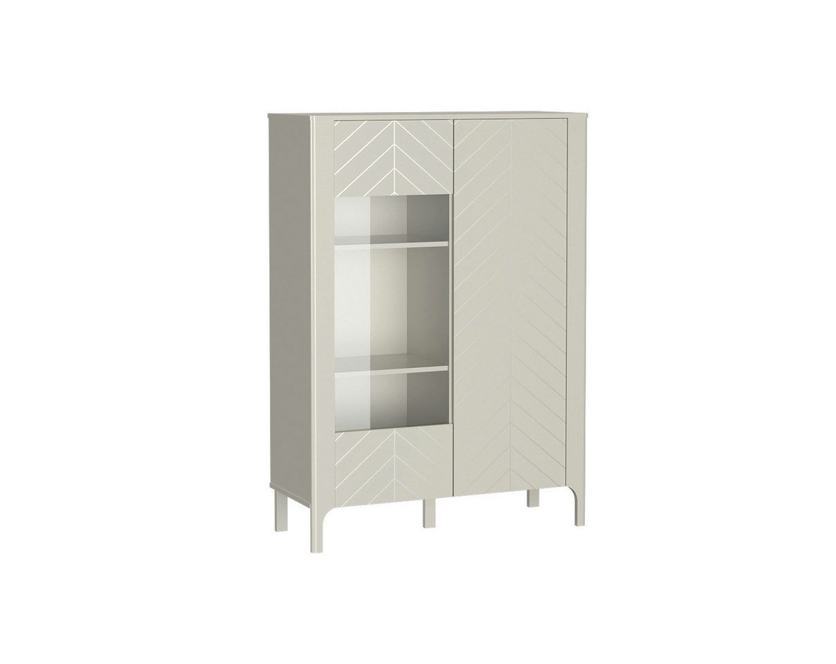 Beautysofa Vitrine LUME MM-3 mit 2 Glastüren und Fischgrätenmuster Push-to-Open & Soft-Close Beautysofa Vitrine LUME MM-3 mit 2 Glastüren und Fischgrätenmuster Push-to-Open & Soft-Close von Beautysofa