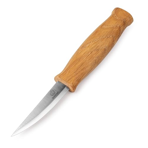 BeaverCraft Holzschnitzmesser C4 Schnitzwerkzeug - Schnitzmesser für Holzbearbeitung aus kohlenstoffreicher Stahl - Messer für Holzschnitzen - Hobbymesser für Anfänger und Professionelle Holzschnitzer BeaverCraft Holzschnitzmesser C4 Schnitzwerkzeug - Schnitzmesser für Holzbearbeitung aus kohlenstoffreicher Stahl - Messer für Holzschnitzen - Hobbymesser für Anfänger und Professionelle Holzschnitzer von BeaverCraft