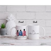 Personalisierte Familientasse, Individuelles Familiengeschenk, Mama/Papa Kaffeetasse, Vatertagsgeschenk, Vatertagsgeschenk Von Sohn Tochter von BeaverFunPartyDecor