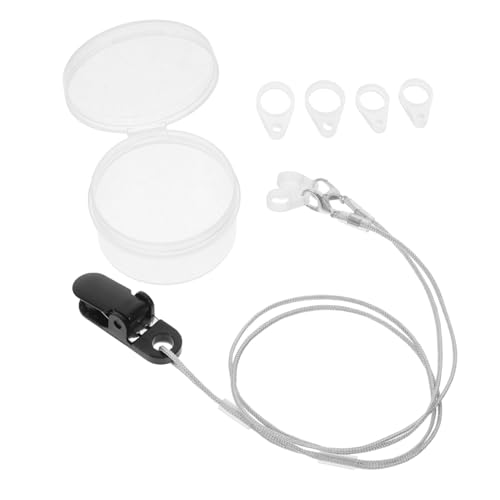 Beavorty 1 Set Anti Verlust Seil Ohrstöpsel Clips Zur Vermeidung Von Verlust Hörgerätezubehör Hörgeräteschutz Und Clip Hörgerätehalter Nylon Grau von Beavorty