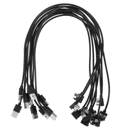 Beavorty 10 Stück Teiliges USB Ladekabel Langlebige Externe Ladeadapter für Koffer und Reisetaschen Kompatibel mit Telefon Tablet Laptop Sicheres Laden mit Kofferschloss Praktisches von Beavorty