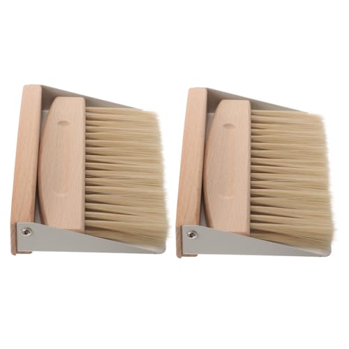 Beavorty 2 Sätze Mini Tischkehrset mit Kleinen Bürsten und Kehrschaufel Kompakt für Desktop Reinigung Staub und Krümel Tragbar und Flexibel für Haushalt Büro und Auto Weißes Nylonmaterial Beavorty 2 Sätze Mini Tischkehrset mit Kleinen Bürsten und Kehrschaufel Kompakt für Desktop Reinigung Staub und Krümel Tragbar und Flexibel für Haushalt Büro und Auto Weißes Nylonmaterial von Beavorty